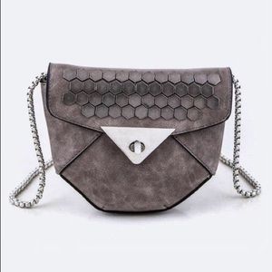 Boutique Metal Downtown Lights Crossbody Purse